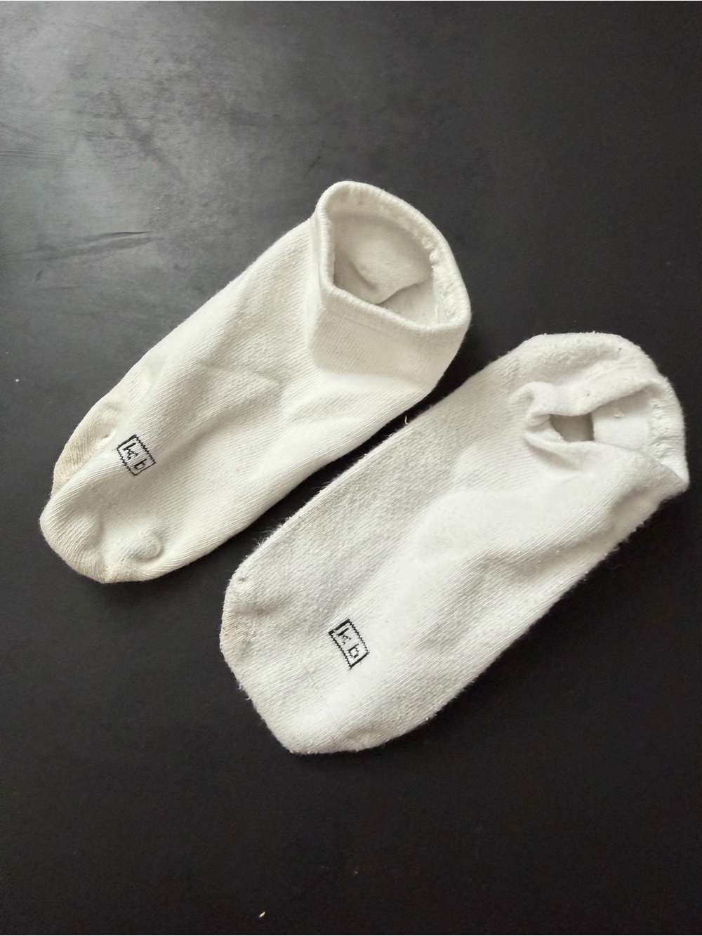 White Low Cut KB socks